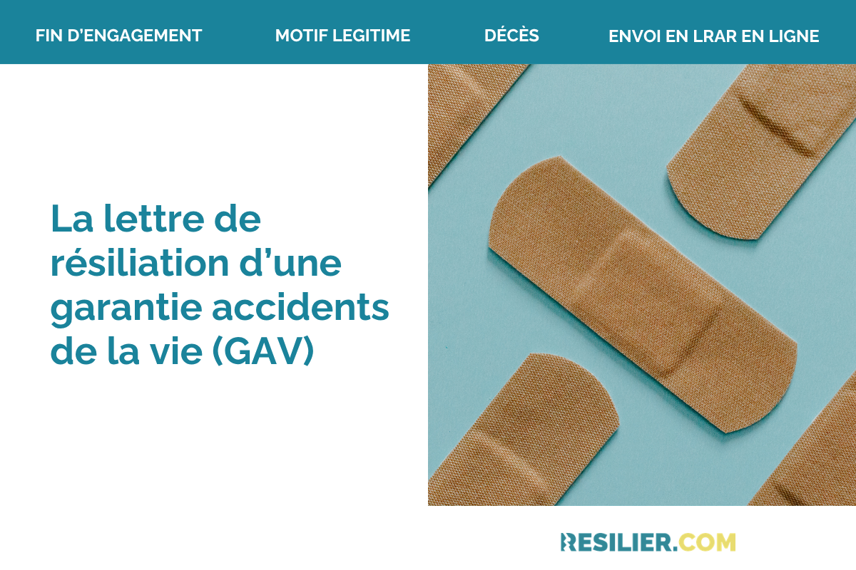 modele lettre resiliation assurance accidents de la vie