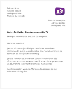 Se désabonner de Bis TV