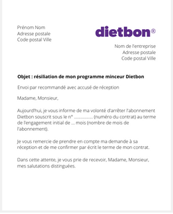 Se désabonner de Dietbon