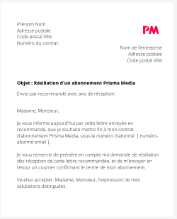 Se désabonner de Prisma Media