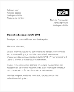 La résiliation d'une GAV SPVIE