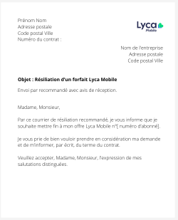 Se désabonner de Lyca Mobile