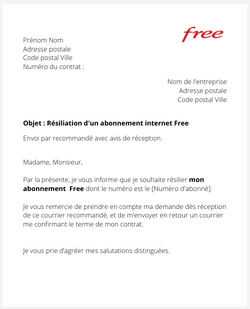 Résilier son offre internet Free