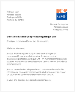 Résilier une assurance protection juridique GMF